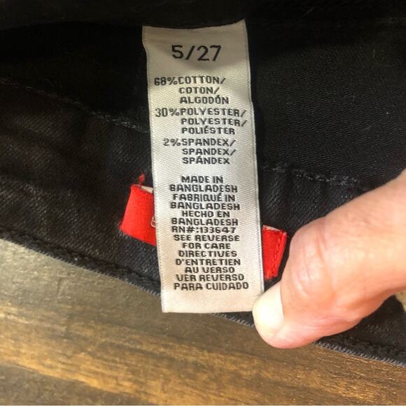 Altar’d State Jeans Women’s Sz 27 High Rise Grunge Black Stretch Deb Boho Hippie - Picture 11 of 12